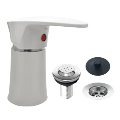 MONOCOMANDO ABS BIDET DOHA - BLANCO. CODIGO: 11865