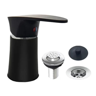 MONOCOMANDO ABS BIDET DOHA - NEGRO. CODIGO: 11866