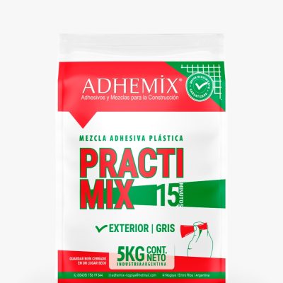 PRACTIMIX ADHEMIX X 5 KG EXTERIOR. CODIGO: 10711