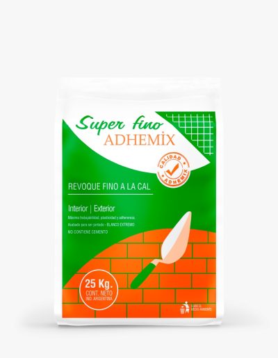 FINO INTERIOR-EXTERIOR ADHEMIX X 30 KG. CODIGO: 10649